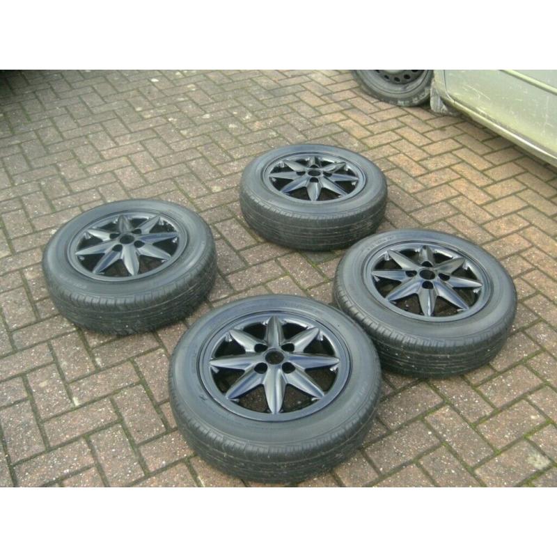 SET 4,GENUINE , RENAULT,4 STUD,4 X 100 PCD,14 INCH,ALLOYS,CENTRES,MATCHING 165/65/14s