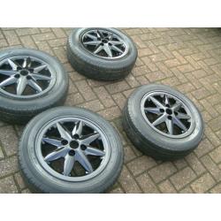 SET 4,GENUINE , RENAULT,4 STUD,4 X 100 PCD,14 INCH,ALLOYS,CENTRES,MATCHING 165/65/14s
