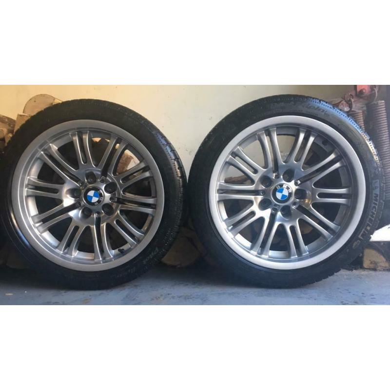 BMW E46 M3 18? Alloy wheels & Michelin alpin 4 winter tyres