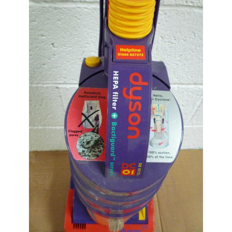Dyson DE Stijl DC01 Special Edition Upright Vacuum Cleaner Bagless Works well