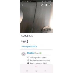 gas hob very good condition