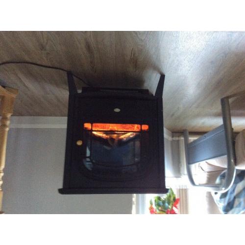 Dimples electric log burner