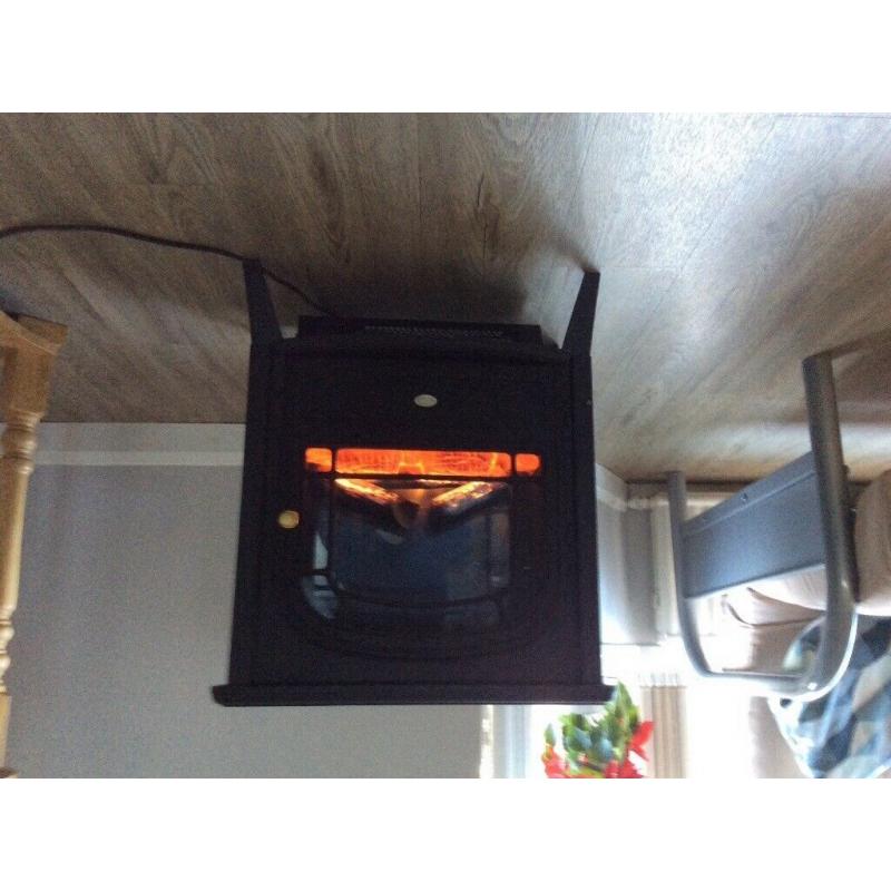 Dimples electric log burner
