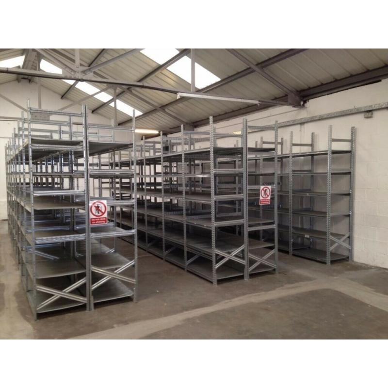 1000 BAYS OF GALVENISED SUPERSHELF INDUSTRIAL SHELVING 2 M HIGH !( PALLET RACKING , STORAGE)