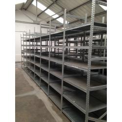 1000 BAYS OF GALVENISED SUPERSHELF INDUSTRIAL SHELVING 2 M HIGH !( PALLET RACKING , STORAGE)