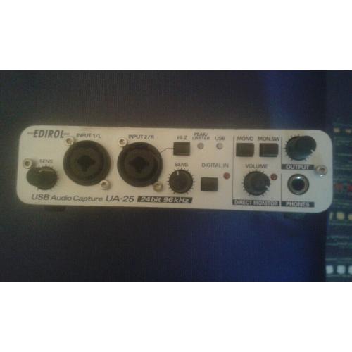 Edirol UA-25 audio/midi interface