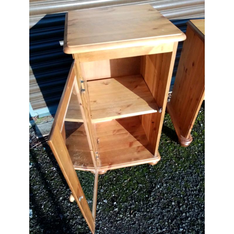 Solid Pine Record Player Cabinet