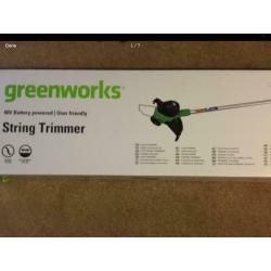 Green works 40V grass strimmer -Tool only - NEW IN BOX