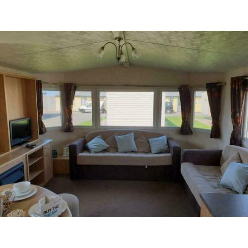STATIC CARAVAN FOR SALE WITH SITE FEES ONLY ?2,400!!! DOUBLE GLAZED AND HEATED