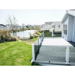 Lodge For Sale In Skegness With Full Wrap Decking CALL DEVAN ON 07495701402
