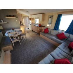 used 8 berth static caravan for sale at TRECCO BAY FREE SITE FEES FOR 2020/2021