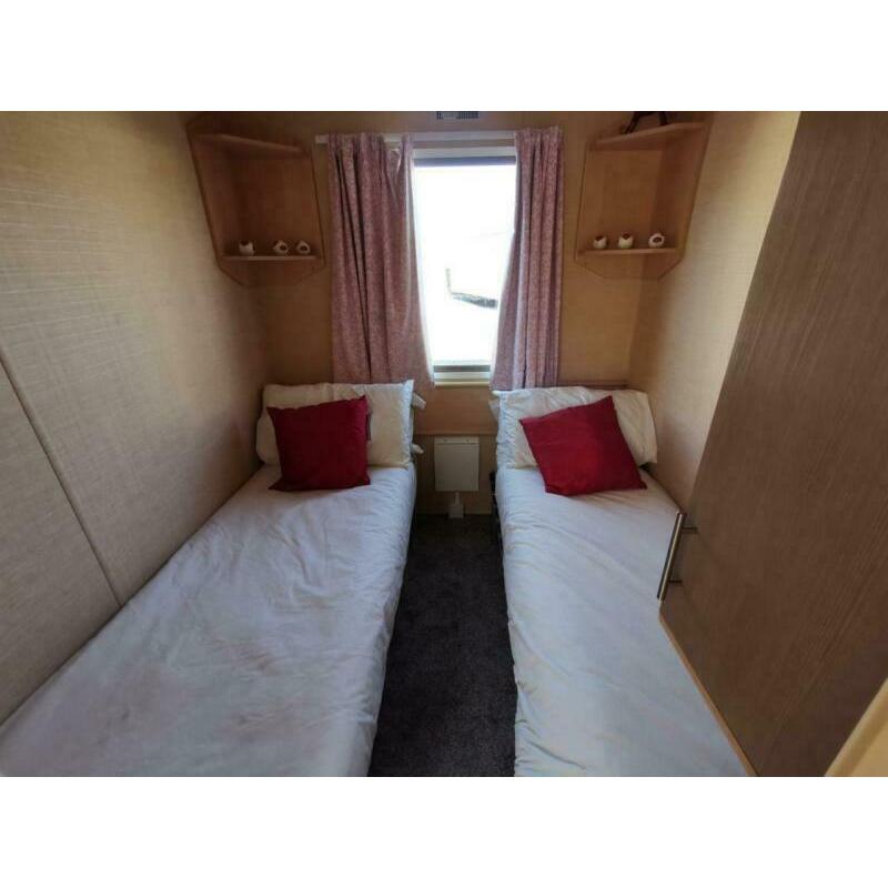 used 8 berth static caravan for sale at TRECCO BAY FREE SITE FEES FOR 2020/2021
