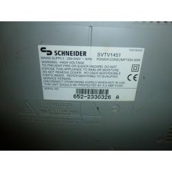 schneider 14 in tv/vcr combo with remote
