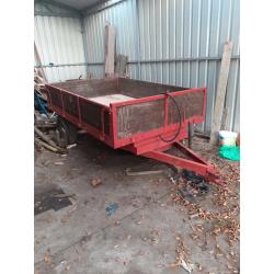 5.5ft x8.5ft tipping trailer