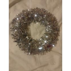 Various Christmas decorations Tinsel and other similar decorations