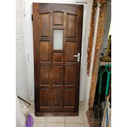 Solid Wooden Exterior Door