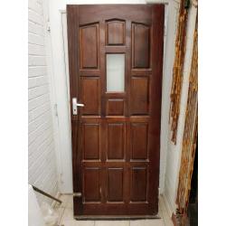 Solid Wooden Exterior Door