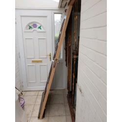 Solid Wooden Exterior Door