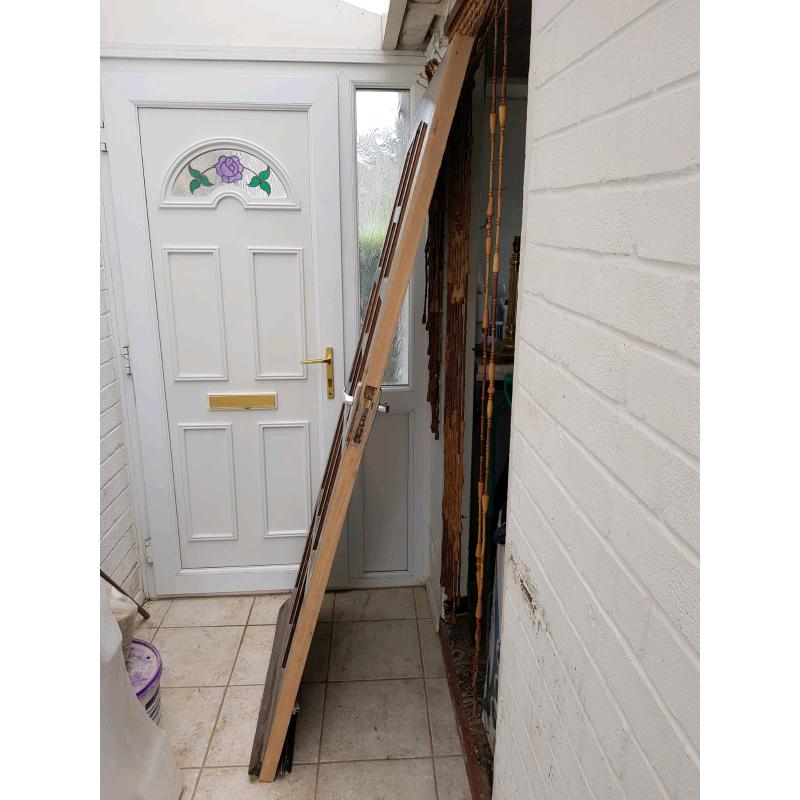 Solid Wooden Exterior Door
