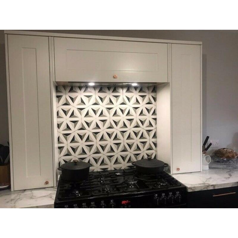 Contour Shadow Hexagon Tiles (x11)