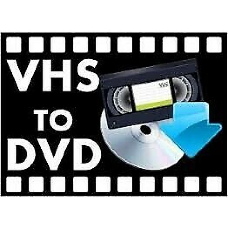 Convert VHS Tapes to DVD Call Into Our Belfast Store or Courier Service Television Films Movies TV
