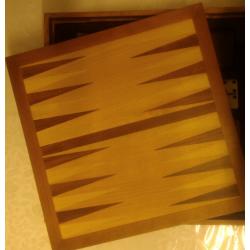 GAME SET - wooden - 7 Games - Perfect condition - boxed