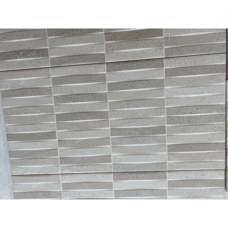 5 600 x 300 mm brand new beige cream brown stripey tiles