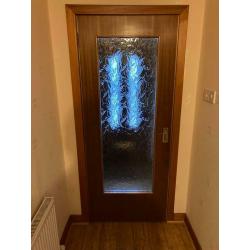 Various Wooden interior doors.