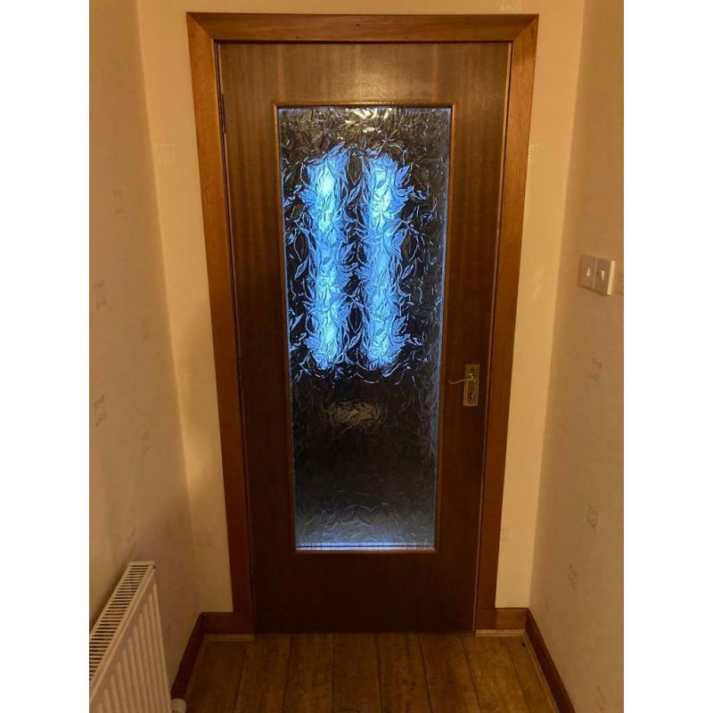 Various Wooden interior doors.