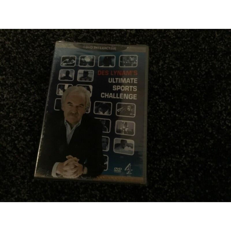 Des Lynams ultimate sports challenge. DVD game. Unopened.