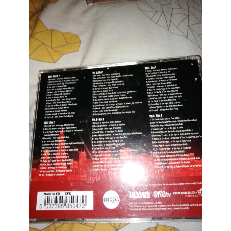 X factor 6 cdg set karaoke