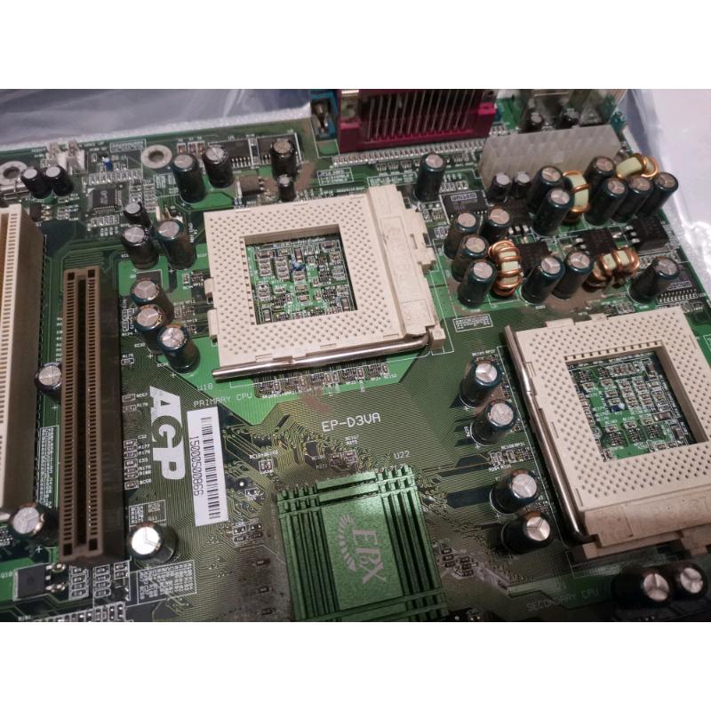 EPoX EP-D3VA retro beautiful dual socket 370 VIA Apollo Pro133A