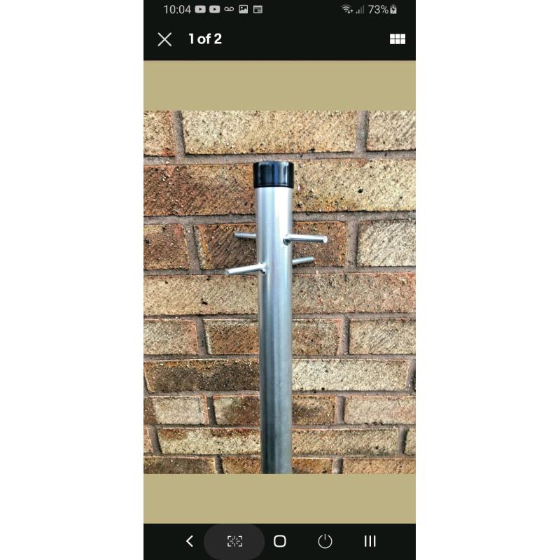 Wanted ... washing line metal pole 2.4 or 3 meters