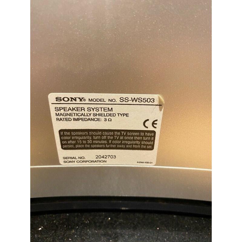 Sony cinema surround with subwoofer
