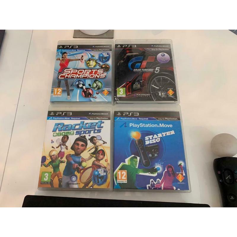 PlayStation 3 with 4Games and Controller