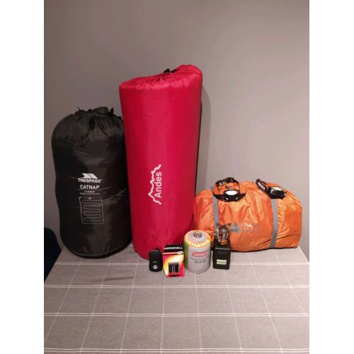 Camping gear bundle