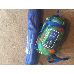 Sleeping bag and camping chair