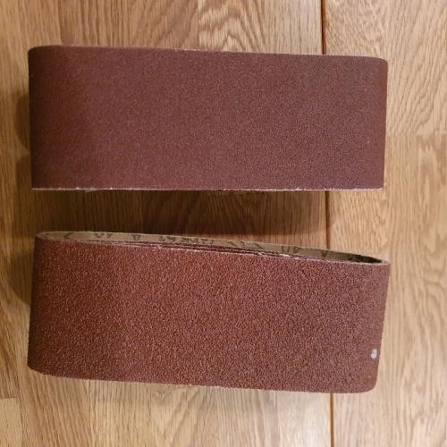 Belt sander spare belts/paper