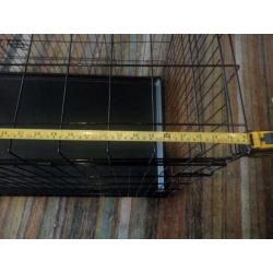 Large Dog Cage - collapsible to flat - 3ft length x2ft x 2ft -Good condition