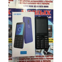 Brand New Basic Alcatel 2003 Keypad Mobile unlocked with Camera