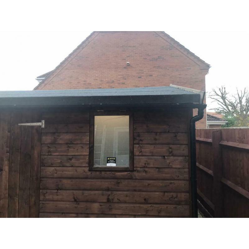 Floplast mini guttering for shed or greenhouse. New