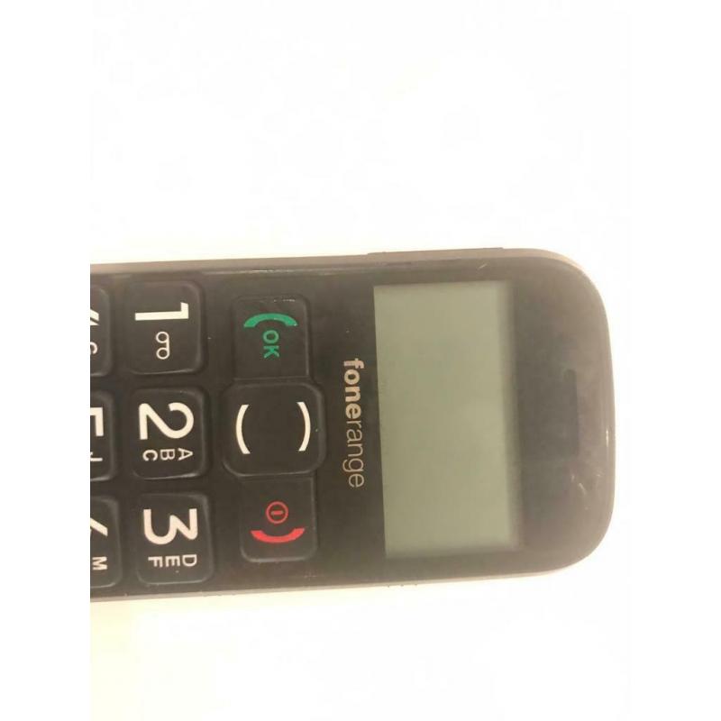 FoneRange UKEZ838A Unlocked Black Mobile Phone