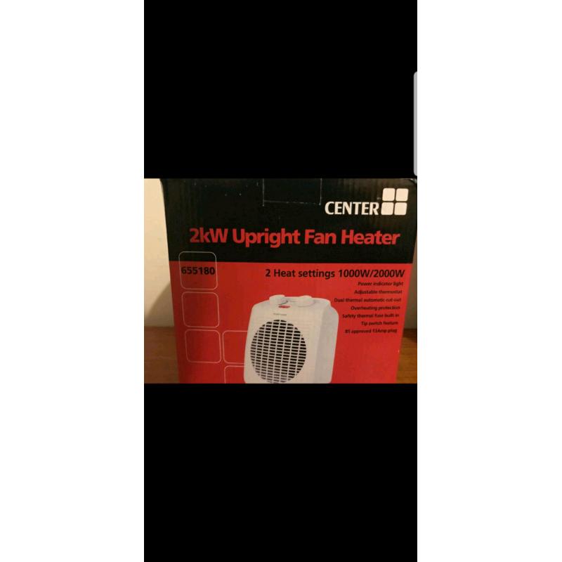 Brand New 2x Electric 2k watt heaters