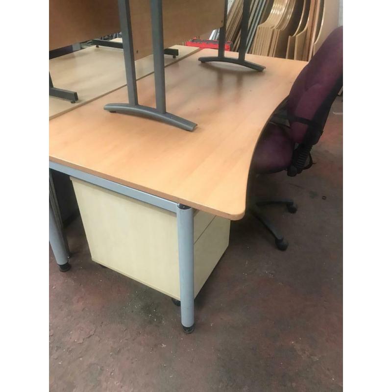 Blue Stackable Office Chair