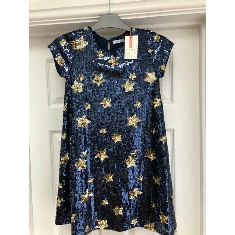 Girls Sparkly Dress (Brand New) Age 10 years