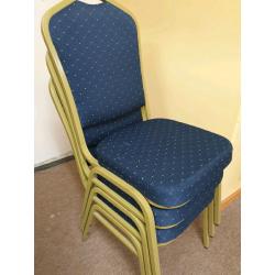 Stackable chairs meeting banquet