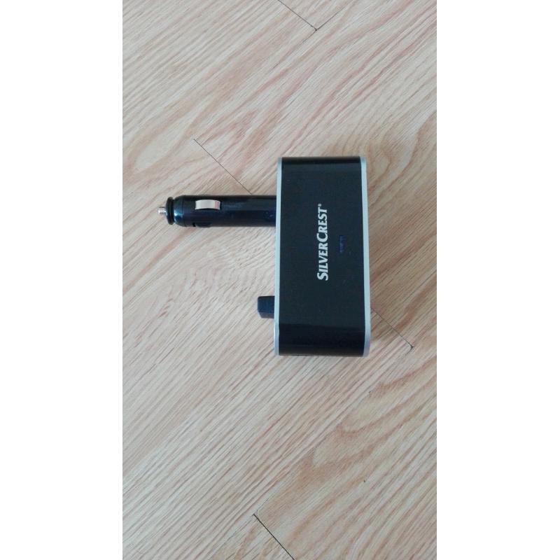 Silver crest USB car charger