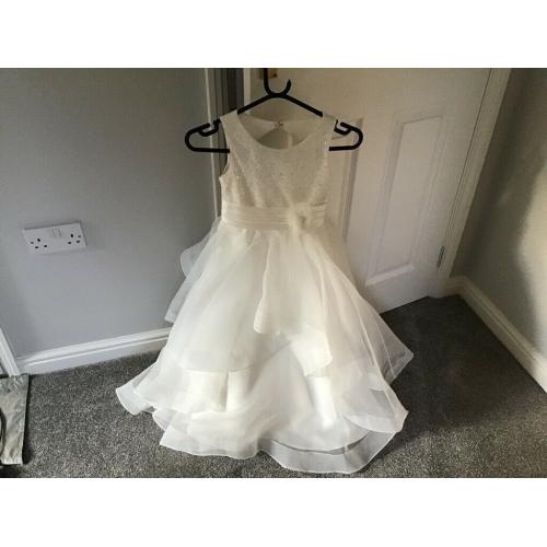 White girls bridesmaid dress