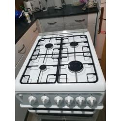 Hotpoint double oven gas cooker