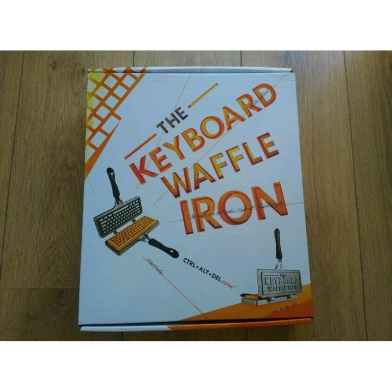 Keyboard waffle iron Christmas gift!